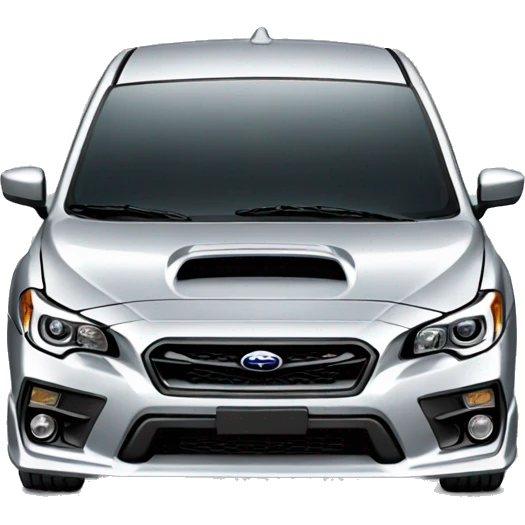 silver Subaru WRX  emoji