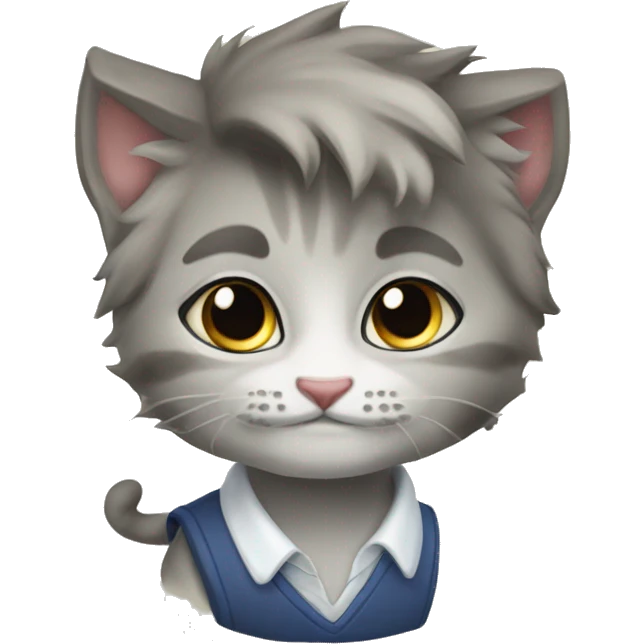 Котенок Невской маскарадной кошки  emoji