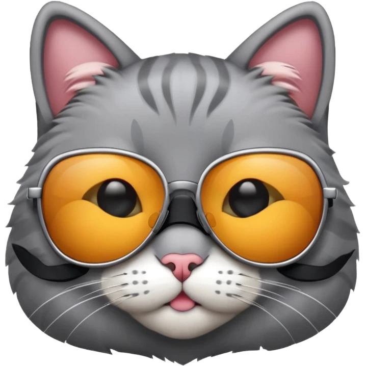 Cat wearing sunglasses emoji