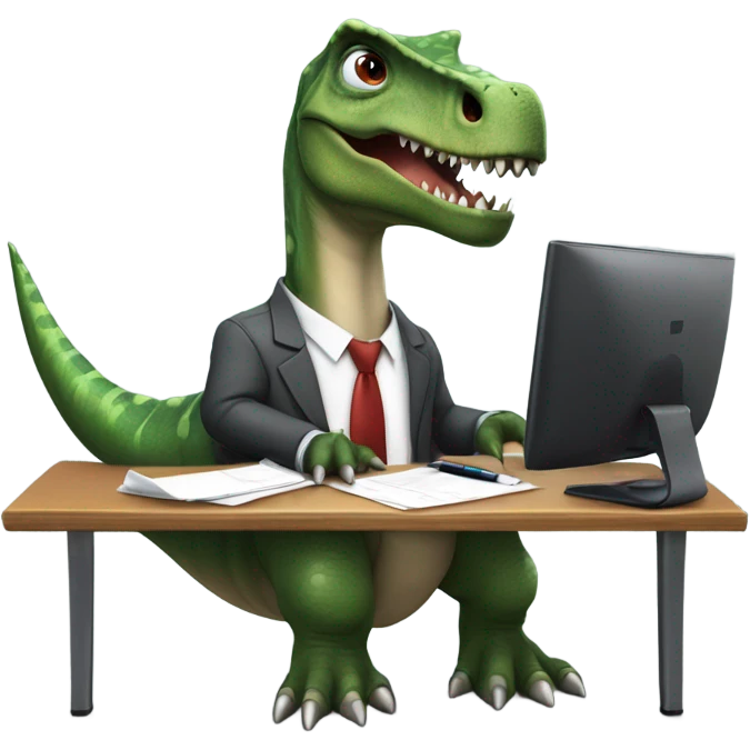 office dinosaur emoji