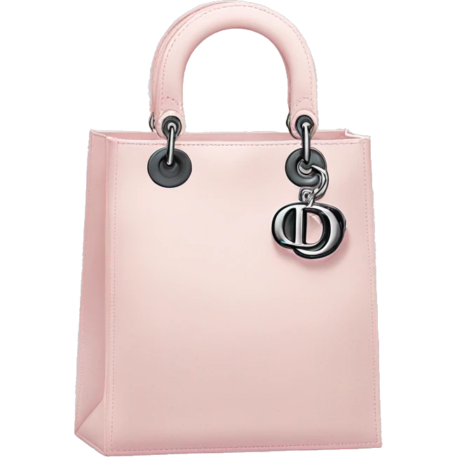 Light Pink shopping bags Dior  emoji