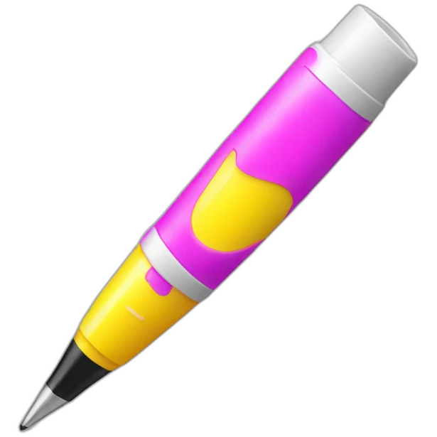 long highlighter pen emoji