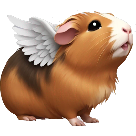 guinea pig with wings emoji