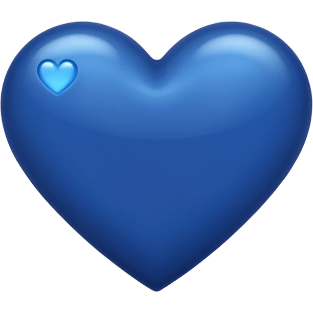 قلب ازرق غامق emoji