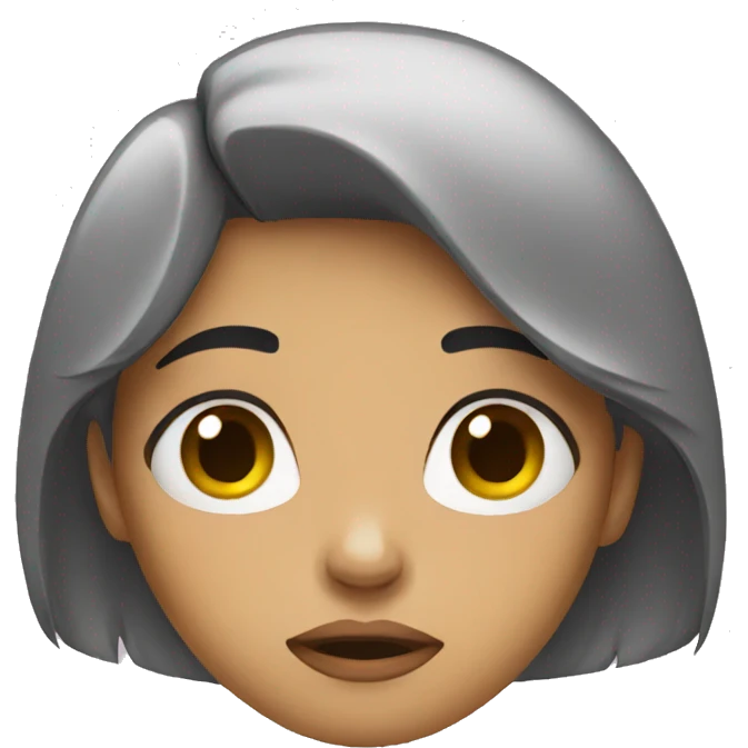 Disappointed girl emoji