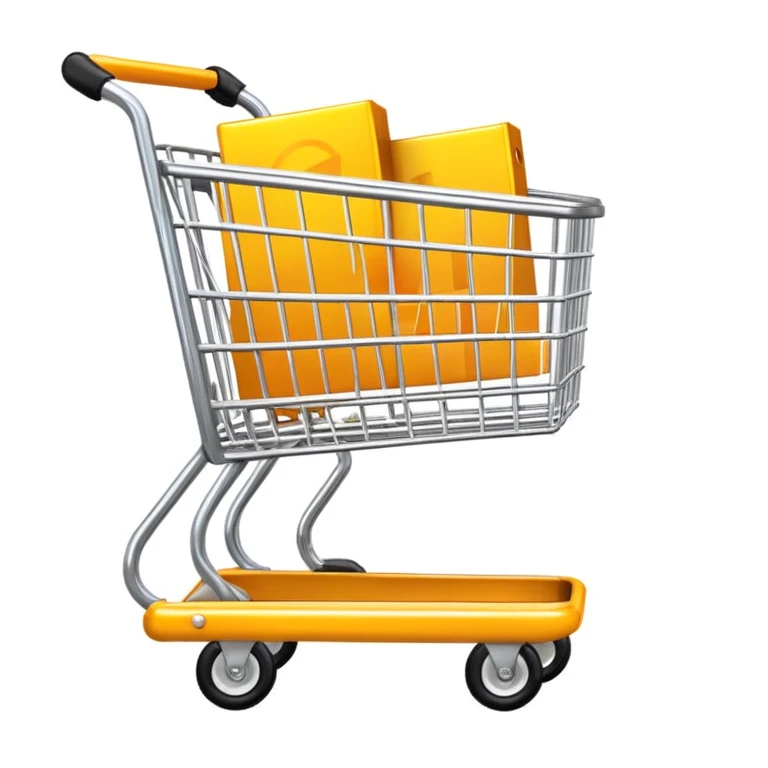 Yellow cart shopee emoji