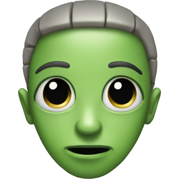 alien eyes closed emoji