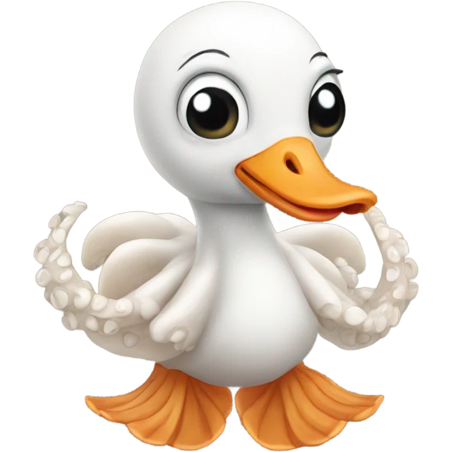 Goose octopus friends emoji