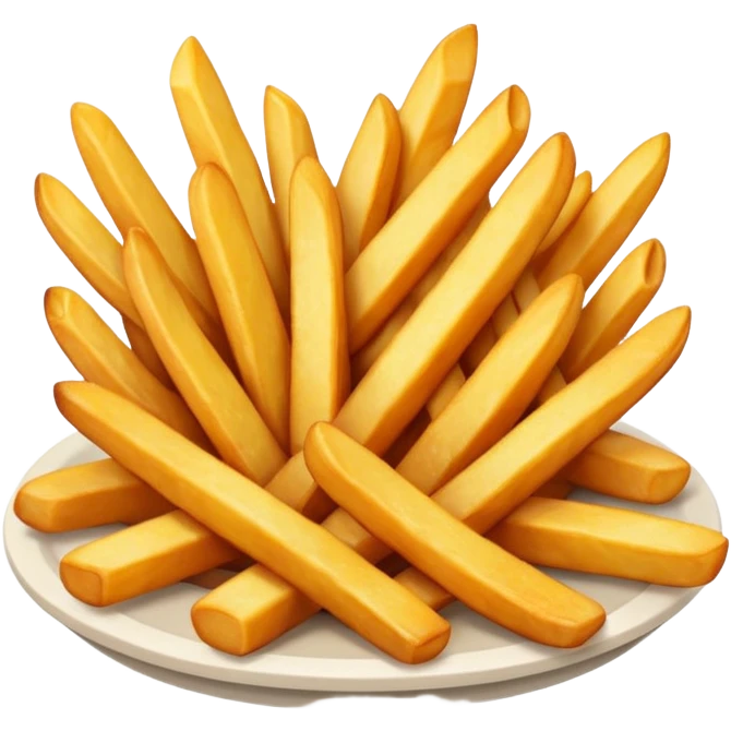fries without face emoji