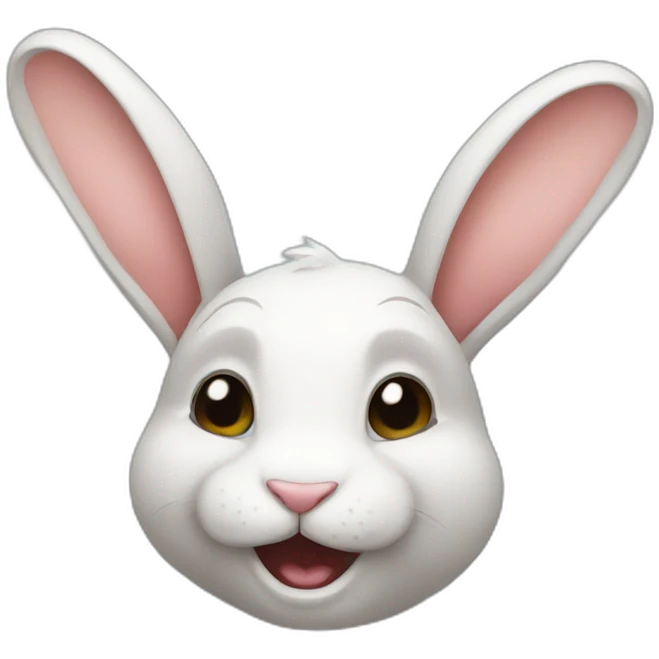 Rabbit drunk emoji
