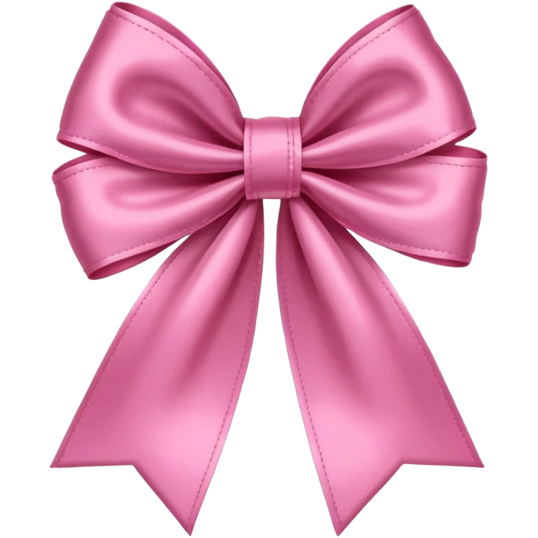 pink bow emoji