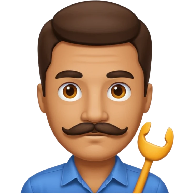 Man with mustache adolf  emoji