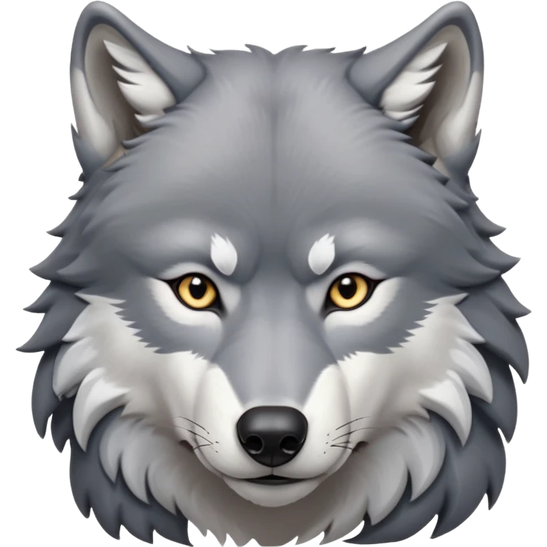 cinematic-noble-realistic-wolf-portrait-emoji,-poised-and-regal,-with-a-strong,-lean-build-and-a-sleek,-well-groomed-fur-of-grey-and-white,-deep-set-soulful-piercing-eyes,-simplified-yet-sharp-and-sophisticated-features,-highly-detailed,zoomed out showing shoulders emoji
