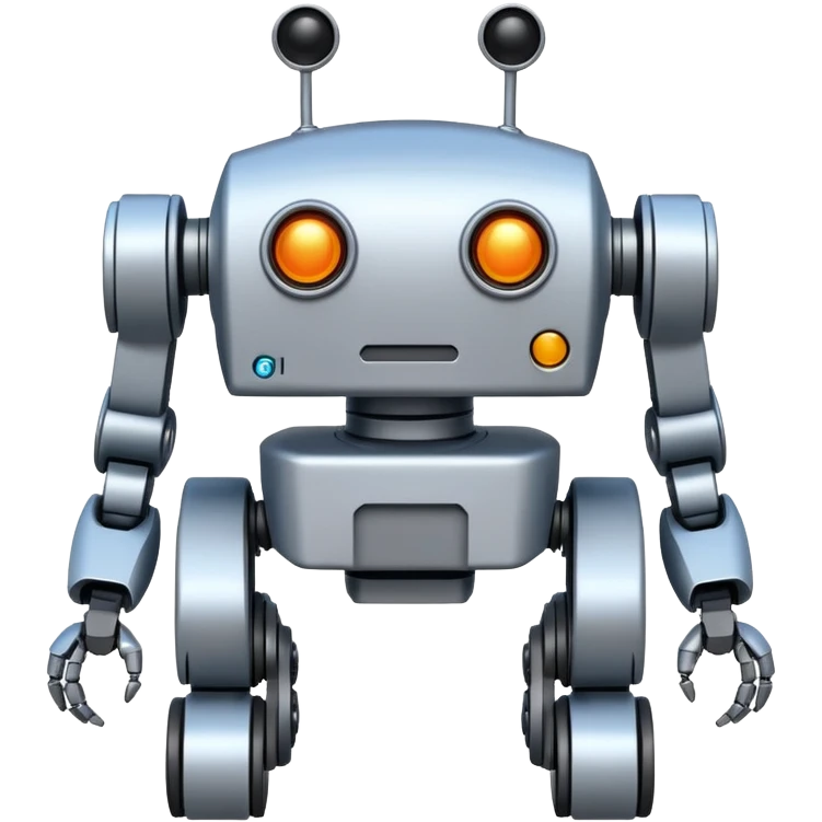 completely symetrical 4 legged robot emoji