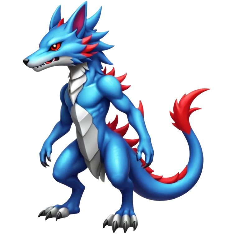 Sergal-Protogen--Fakémon-creature-fusion (full body) emoji