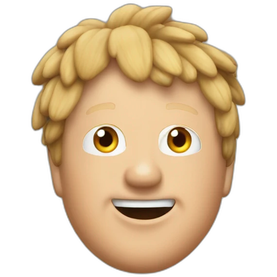 Keith Chegwin's acorn emoji