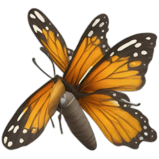 Horse-butterfly emoji