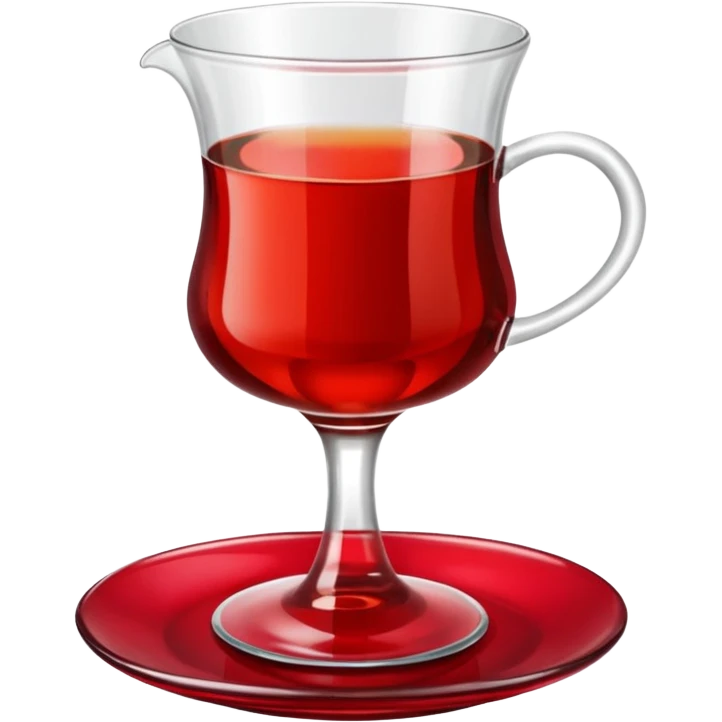 Tavşan kanı türk çayı ince belli bardakta emoji