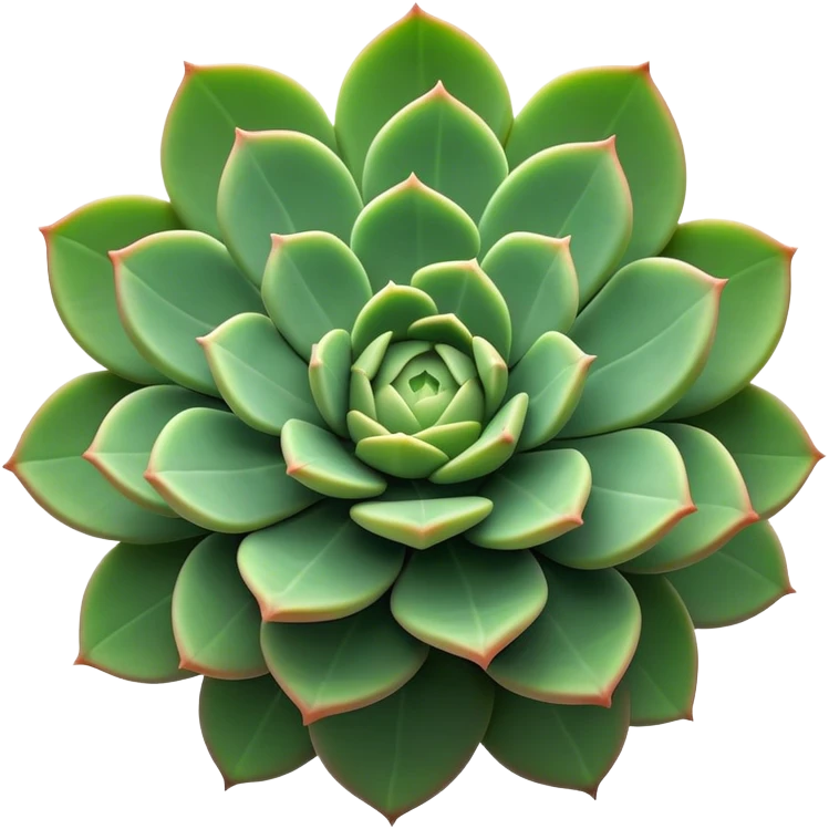 Cinematic Realistic Succulent Emoji, Compact and plump, with fleshy leaves arranged in rosettes of various shapes. The soft, green leaves glow with a gentle radiance, exuding a sense of calm and tranquility. Soft glowing outline, capturing the essence of resilience and beauty in a blossoming succulent! emoji