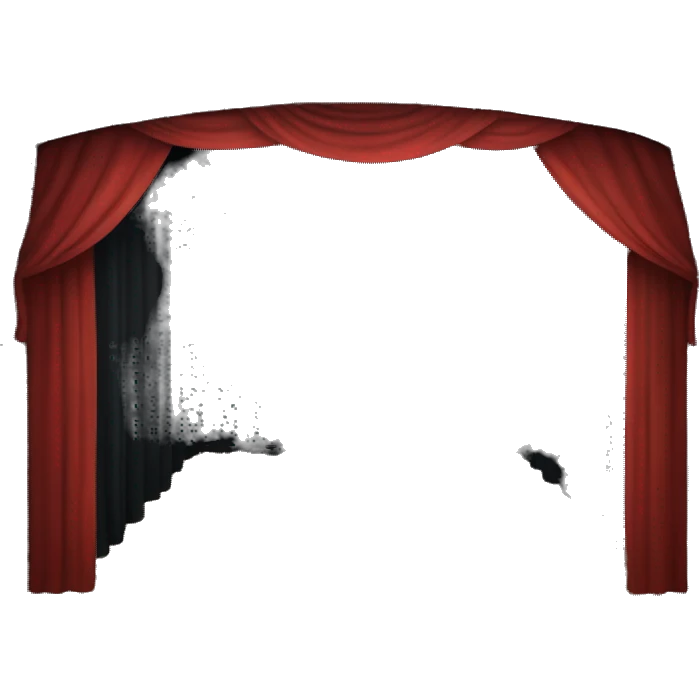 black box theatre stage emoji