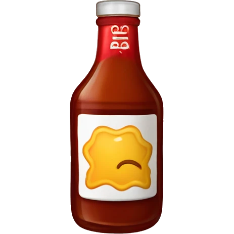 bbq sauce on my chest emoji