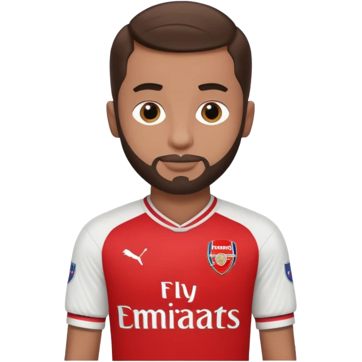 Me in an FC Arsenal London football kit  emoji
