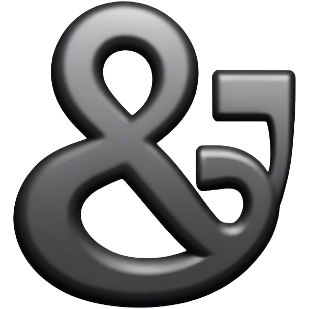 ampersand plain small emoji