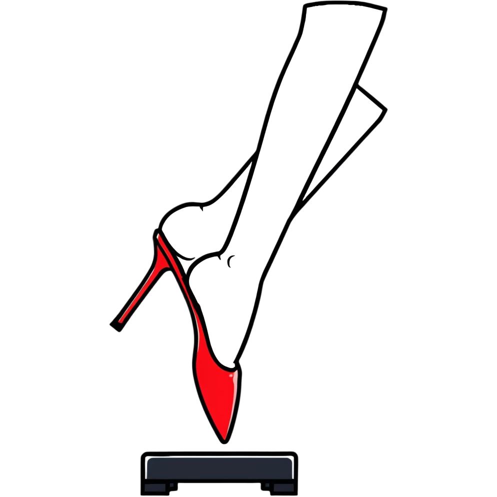 dancing platform stiletto emoji