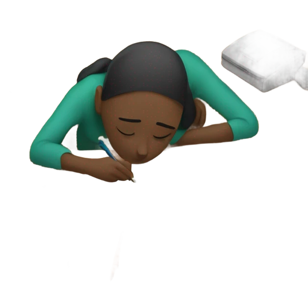 person falling asleep at work  emoji