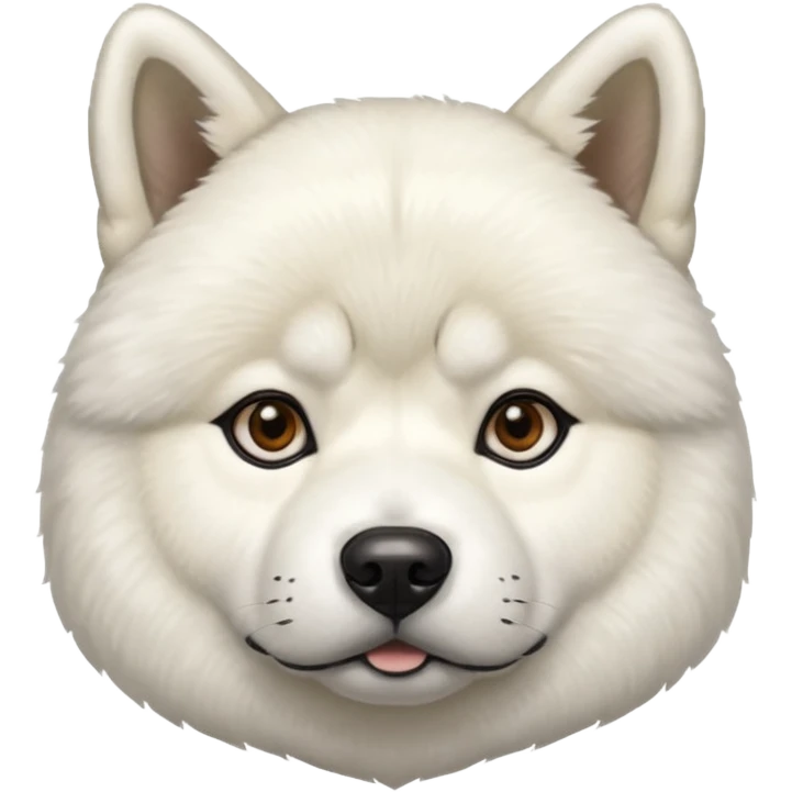 WhiteAmerican Akita  emoji