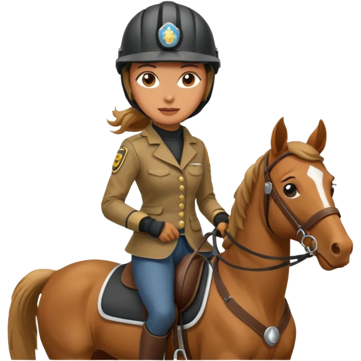 LAdy on horse emoji