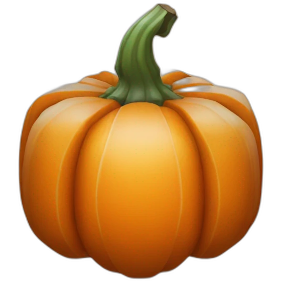 hexagon pumpkin emoji