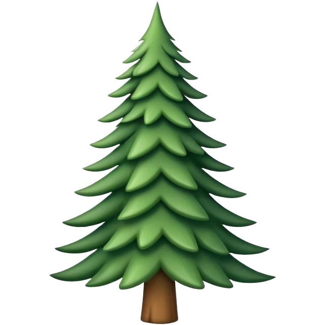 fir tree happy emoji