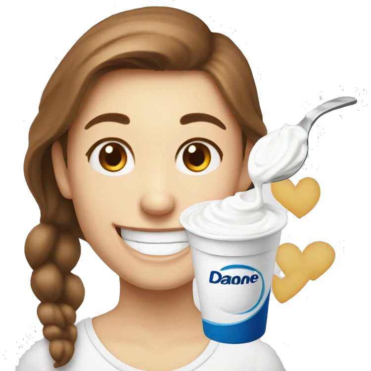 yogurt danone smile emoji