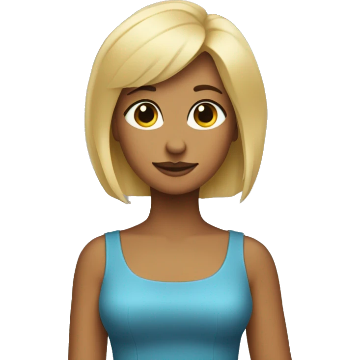 Blonde girl with wire haired dark wiener dog on arm  emoji