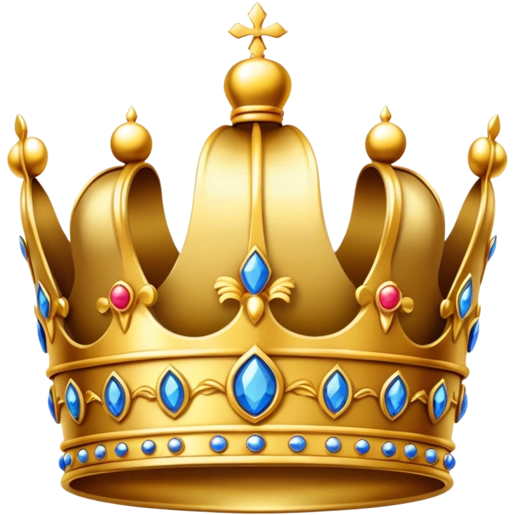 golden royal crown emoji