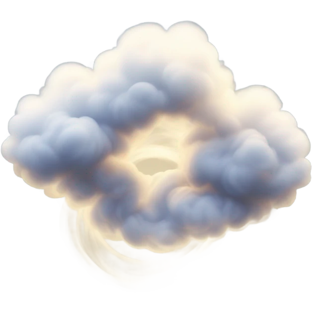 smoke cloud halo emoji