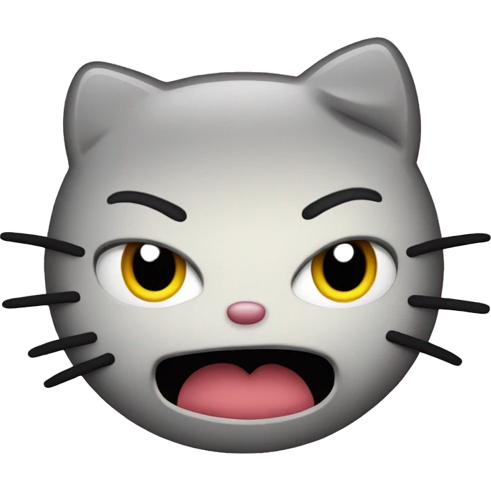 angry hello kitty emoji