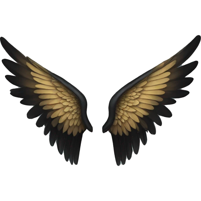 black angel wings emoji
