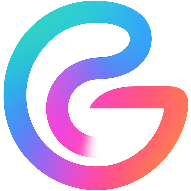 colorful abstract Gemini AI inspired logo icon, no text emoji
