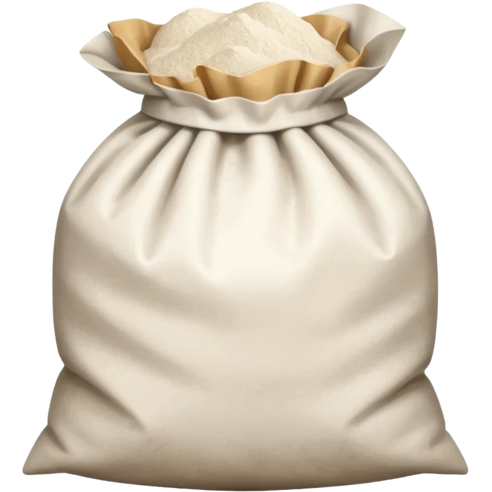 open bag of flour emoji