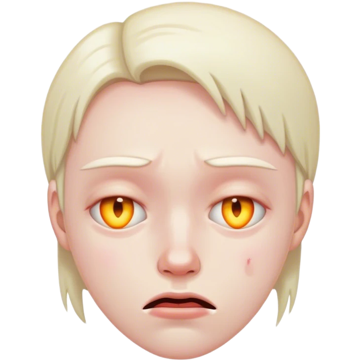 Hurt face emoji