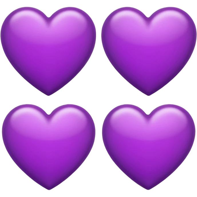 Two Purple Heart emoji emoji