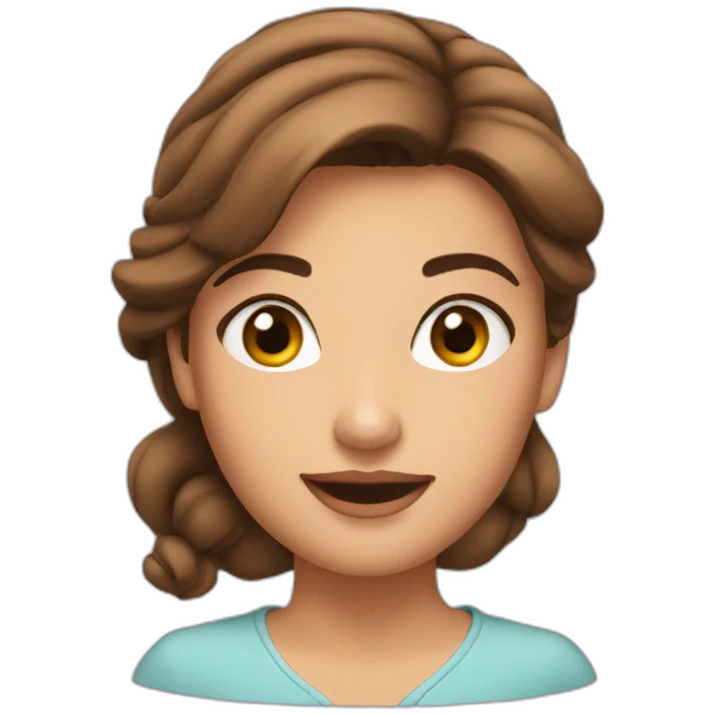 Belle brune emoji