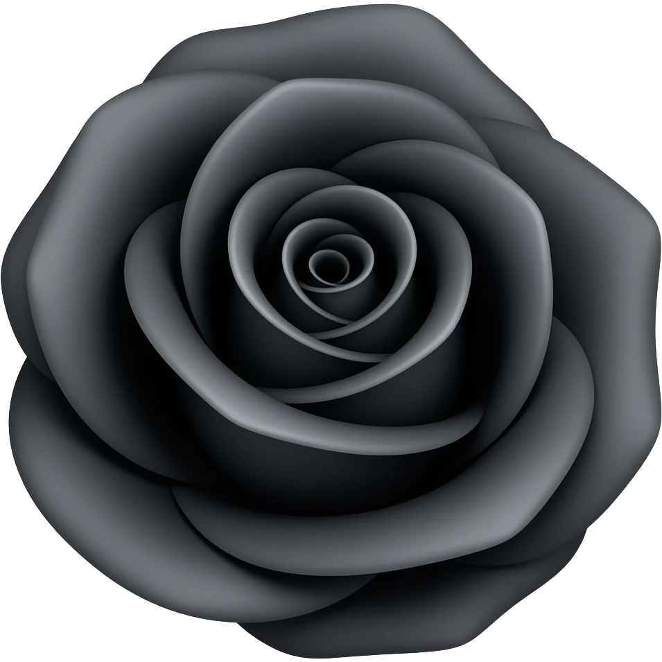 black rose emoji