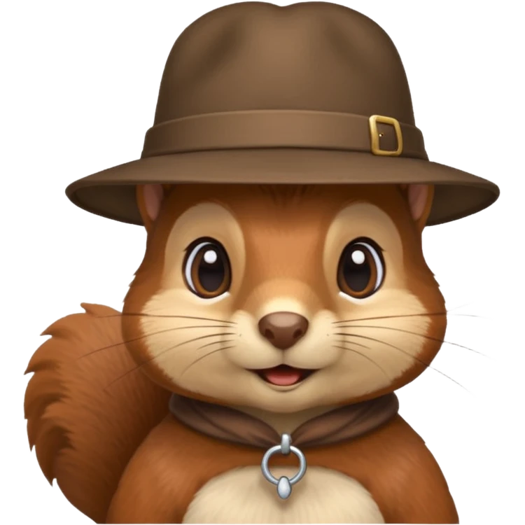 squirell with hat emoji
