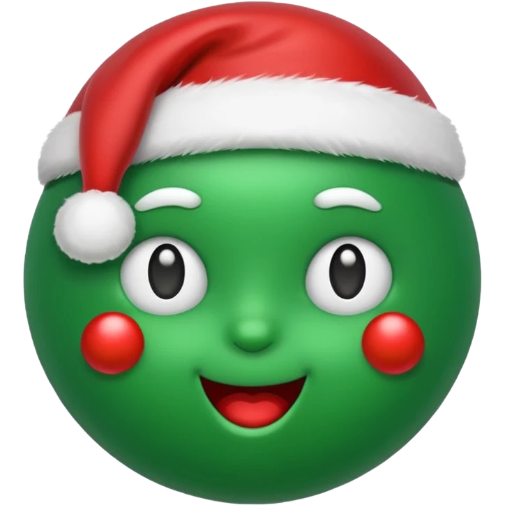 chirstmans chat emoji with exact rounded chat shape with winter seshteic emoji