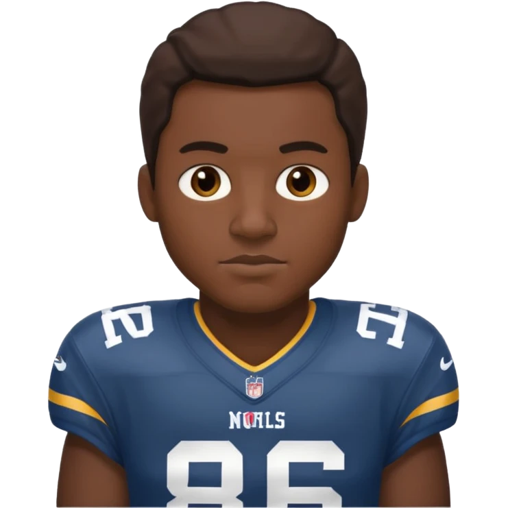 NFL players jersey emoji