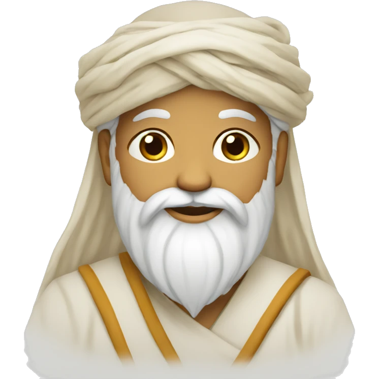 guru ji with cute face emoji