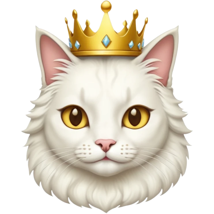 Cat queen emoji
